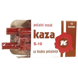 Vosak za hladno pečaćenje pk10 Kaza Karbon