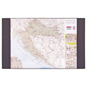 Mapa stolna Hrvatske pvc 71×43 cm Kartonplast