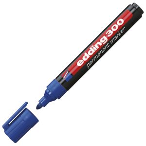 Marker permanentni 1,5-3 mm okrugli vrh Edding 300 plavi