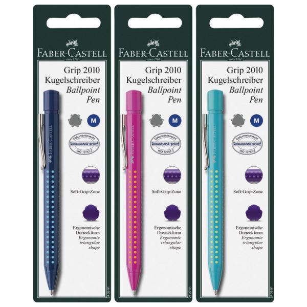 Olovka kemijska Grip 2010 Trend Faber-Castell 243991 sortirano blister