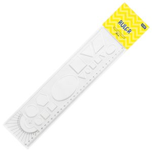 Ravnalo pvc 30cmx7cm(likovi) Educa blister