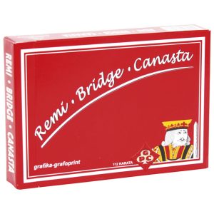 Karte igraće Remi-Bridge-Canasta 1/112 Grafika Grafoprint