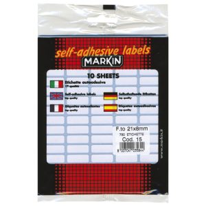 Etikete slep  21×8 mm pk10L Markin 10015 blister