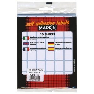 Etikete slep  22×17 mm pk10L Markin 10018 blister