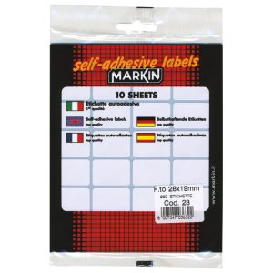 Etikete slep  28×19 mm pk10L Markin 10023 blister