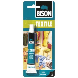 Ljepilo za tekstil 25ml Bison L0406130 prozino blister