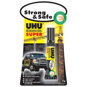 Ljepilo trenutačno  7g Super Strong&Safe UHU blister