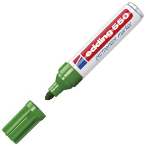 Marker permanentni 3-4mm Edding 550 zeleni