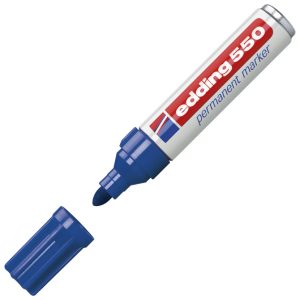 Marker permanentni 3-4 mm Edding 550 plavi