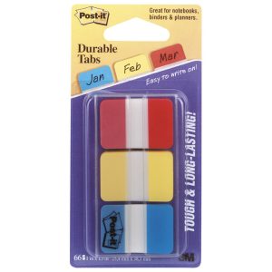 Zastavica 25,4×38 mm 3bojex22L super čvrste Post-it 3M.686-RYB blister