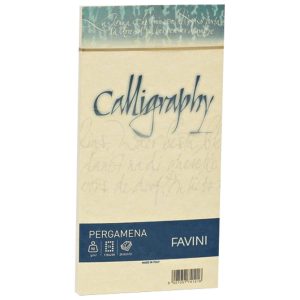 Kuverte 11×22 Calligraphy 90g pk25 Favini oker