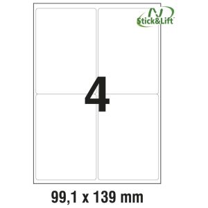 Etikete ILK  99,1×139 mm odljepljive pk25L Zweckform L4733REV-25