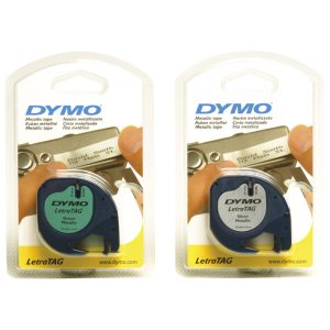 Vrpca LT 12 mmx4m Dymo 91208 srebrna