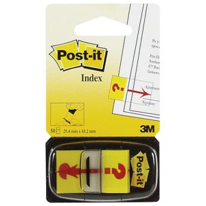 Zastavica 25,4×43,2 mm 50L Post-it 3M.680-32 “?” žuta blister