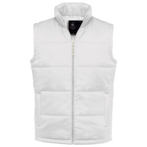 Prsluk zip muški B&C Bodywarmer/men bijeli L