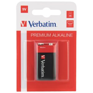 Baterija alkalna 9V Verbatim 49924 blister