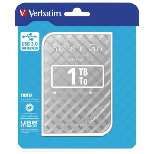 Hard disk 2.5″     1Tb USB 3.0 – 3D surface Verbatim 53197 srebrni blister