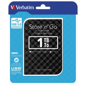 Hard disk 2.5″     1Tb USB 3.0 – 3D surface Verbatim 53194 crni blister