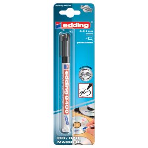 Marker za CD/DVD permanentni 0,5-1mm Edding 8400/1 crni blister