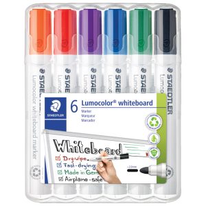 Marker za bijelu ploču 2mm pk6 reciklirani Lumocolor Staedtler 351 WP6