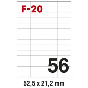 Etikete ILK  52,5×21,2 mm pk100L Fornax F-20