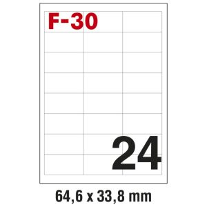 Etikete ILK  64,6×33,8mm pk100L Fornax F-30