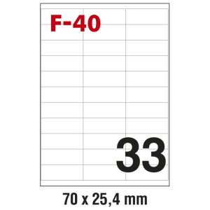 Etikete ILK  70×25,4mm pk100L Fornax F-40