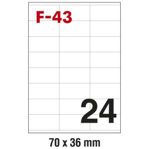 Etikete ILK  70×36 mm pk100L Fornax F-43