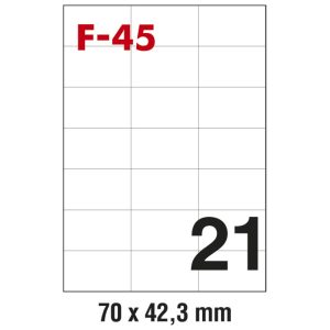 Etikete ILK  70×42,3mm pk100L Fornax F-45