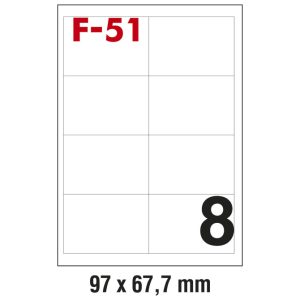 Etikete ILK  97×67,7 mm pk100L Fornax F-51