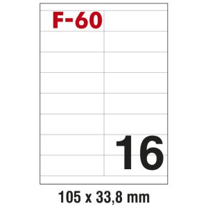 Etikete ILK 105×33,8 mm pk100L Fornax F-60