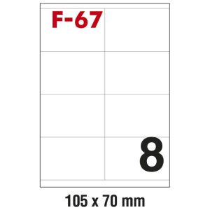 Etikete ILK 105×70 mm pk100L Fornax F-67