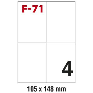 Etikete ILK 105×148 mm pk100L Fornax F-71