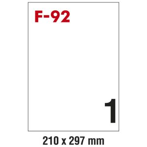 Etikete ILK 210×297 mm pk100L Fornax F-92