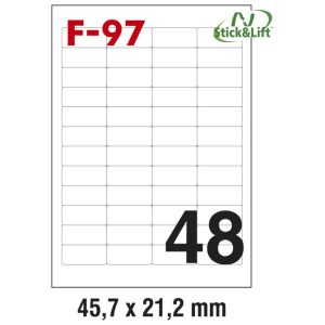 Etikete ILK  45,7×21,2 mm odljepljive pk100L Fornax F-97