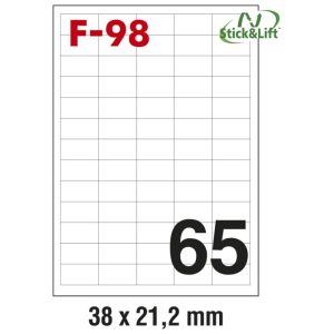 Etikete ILK  38×21,2 mm odljepljive pk100L Fornax F-98