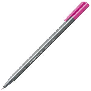 Flomaster fineliner 0,3 mm Triplus Staedtler 334-221 neon rozi