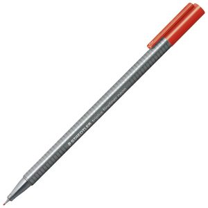 Flomaster fineliner 0,3 mm Triplus Staedtler 334-201 neon crveni