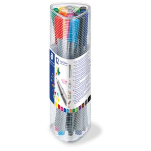 Flomaster fineliner 0,3mm 12boja u čaši Triplus Staedtler 334 PR12