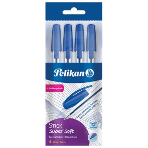 Olovka kemijska Stick K86 super soft pk4 Pelikan 805780 plava blister