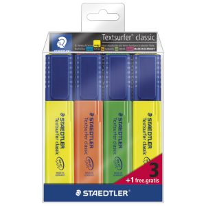 Signir 1-5 mm classic pk3+1 gratis Staedtler 364-S WP4P