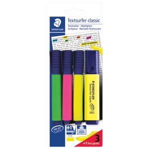 Signir 1-5mm classic Staedtler 364 A BK4D 3boje (3+1gratis) blister