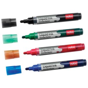 Marker za bijelu ploču 3mm pk4 Nobo 1902408 sortirano