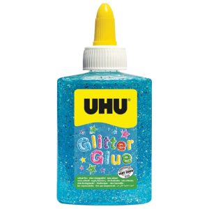 Ljepilo glitter glue 88ml UHU LO181813 plavo