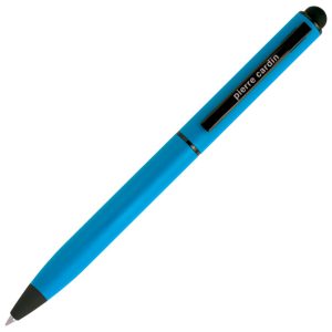 Olovka kemijska metalna gumirana+touch pen Celebration Pierre Cardin B0101705IP3 svijetloplava