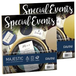 Kuverte Special Events 17x17cm 120g pk10 Favini zlatne