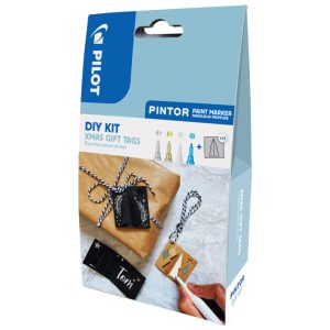 Set 4 markera i privjesnice DIY KIT XMas Gift Tags Pintor Pilot blister