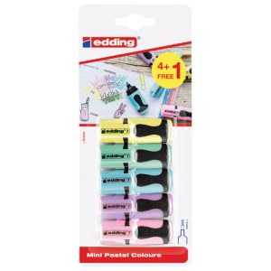 Signir mini 1-3 mm Edding 7/5boja pastel blister (4+1 gratis)