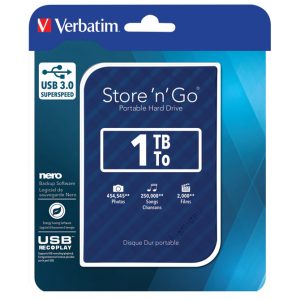 Hard disk 2.5″     1TB USB 3.0 – 3D surface Verbatim 53200 plavi blister