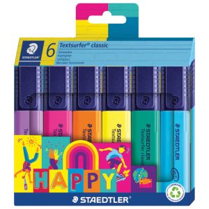 Signir 1-5 mm classic Happy Staedtler 364 C6 HA 6boja blister